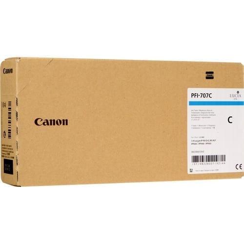 Canon PFI-707C Cyan Ink Cartridge (700 ml) - Discontinued