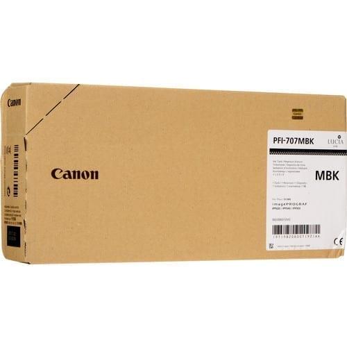 Canon PFI-707MBK Matt Black Ink Cartridge (700 ml) - Discontinued