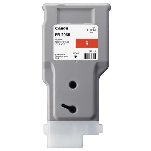 Canon PFI-206R Red - 300ml Ink Cartridge - Discontinued