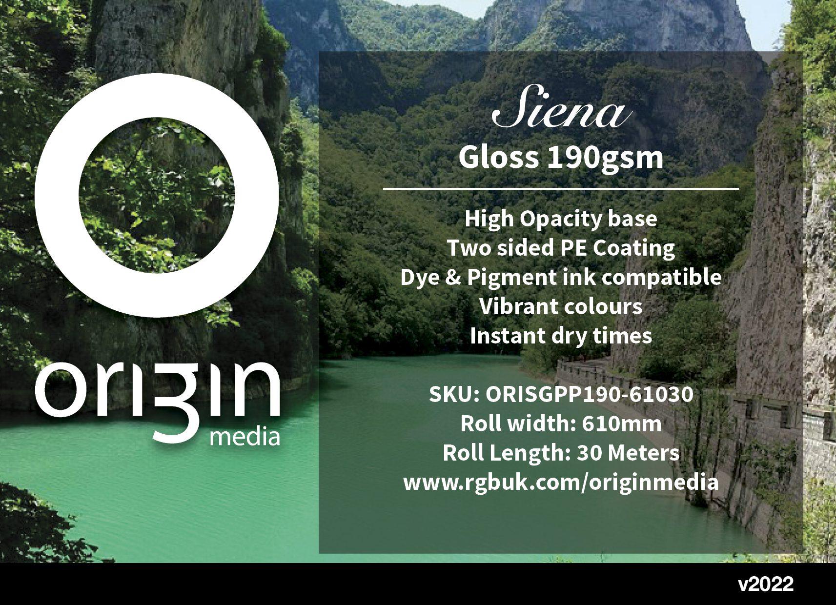 Origin Siena Gloss Photo Paper - Image 3