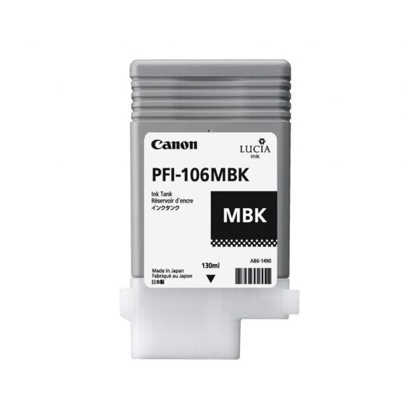 Canon PFI-106MBK Matt Black - 130ml Ink Cartridge