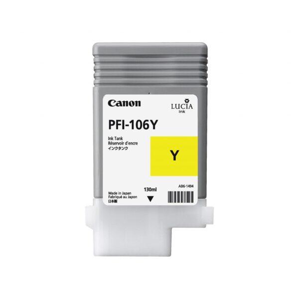 Canon PFI-106Y Yellow - 130ml Ink Cartridge