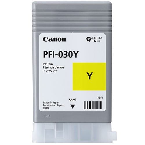 Canon PFI-030Y Yellow Ink Cartridge 55ml - Discontinued