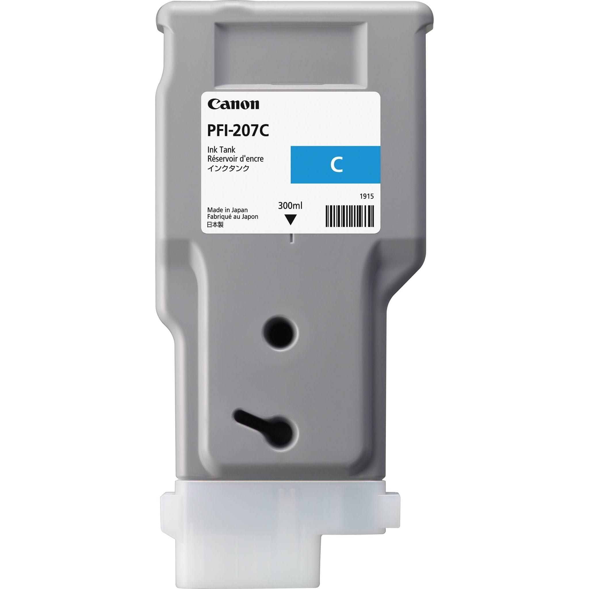 Canon PFI-207C Cyan Ink Cartridge (300 ml) - Discontinued