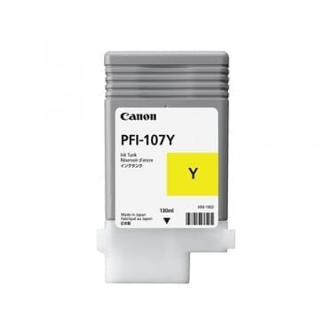 Canon PFI-107Y YELLOW INK - 130ML
