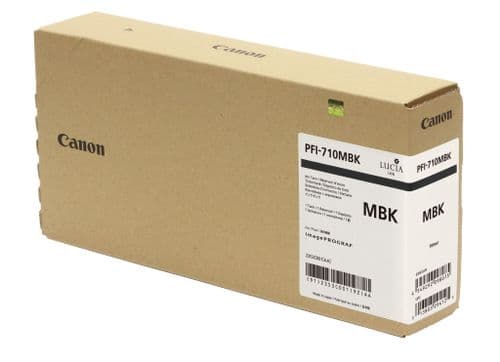 Canon original pfi-710 matte black Ink in packaging