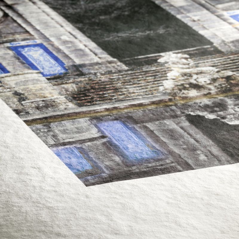 Hahnemühle Torchon paper showing coarse texture