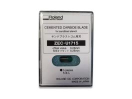 Roland ZEC-U1715 cemented carbide cutting blade for sandblasted stencil — 5 pack