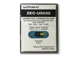 Roland ZEC-U5032 cemented carbide cutting blade for fluorescent reflective and vinyl film — 2 pack