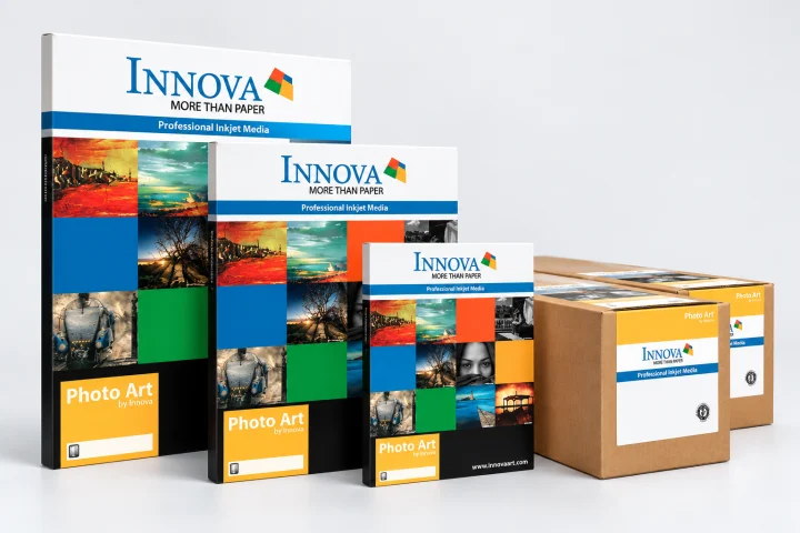 Innova Photo Art paper packs and rolls